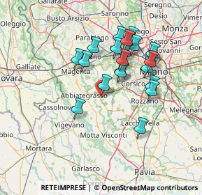 Mappa Via Edmondo de Amicis, 20080 Vermezzo MI, Italia (12.6215)