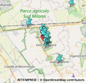 Mappa Via Edmondo de Amicis, 20080 Vermezzo MI, Italia (2.003)
