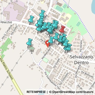 Mappa Via P. Mascagni, 35030 Selvazzano Dentro PD, Italia (0.18621)
