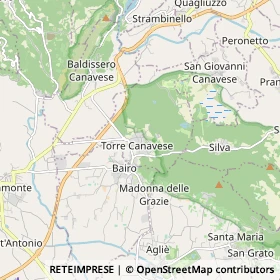 Mappa Torre Canavese