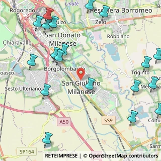 Mappa Via Don Giovanni Bosco, 20098 San Giuliano Milanese MI, Italia (3.107)
