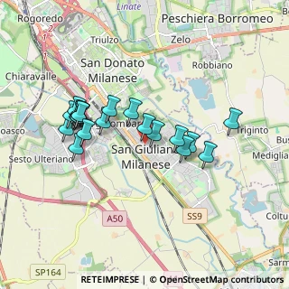 Mappa Via Don Giovanni Bosco, 20098 San Giuliano Milanese MI, Italia (1.6585)