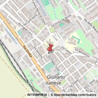 Mappa Via Don Bosco, 20, 20098 San Giuliano Milanese, Milano (Lombardia)