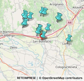 Mappa Via Morando, 37047 San Bonifacio VR, Italia (6.84267)