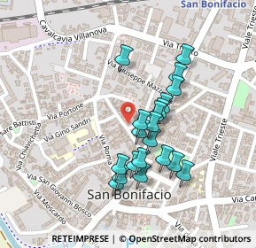 Mappa Via Morando, 37047 San Bonifacio VR, Italia (0.1895)