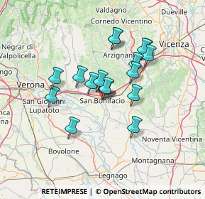 Mappa Via Morando, 37047 San Bonifacio VR, Italia (11.04882)