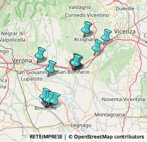 Mappa Via Ceola, 37047 San Bonifacio VR, Italia (13.2695)