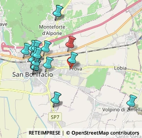 Mappa Via Tintoretto, 37047 San Bonifacio VR, Italia (2.09833)