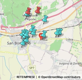 Mappa Via Tintoretto, 37047 San Bonifacio VR, Italia (1.614)