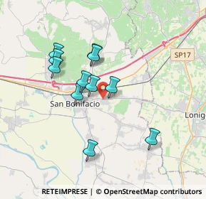 Mappa Via Tintoretto, 37047 San Bonifacio VR, Italia (3.08364)