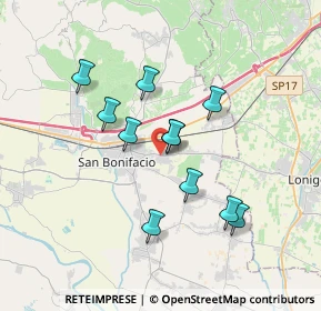 Mappa Via Tintoretto, 37047 San Bonifacio VR, Italia (3.01091)