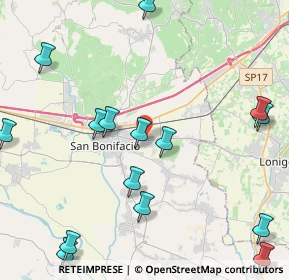 Mappa Via Tintoretto, 37047 San Bonifacio VR, Italia (5.84882)