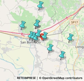 Mappa Via Tintoretto, 37047 San Bonifacio VR, Italia (2.86)