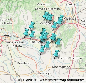 Mappa Via Tintoretto, 37047 San Bonifacio VR, Italia (9.281)