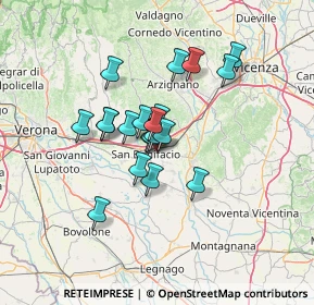 Mappa Via Tintoretto, 37047 San Bonifacio VR, Italia (9.6545)