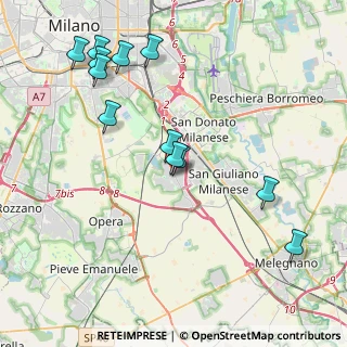 Mappa Viale Lombardia, 20098 Civesio MI, Italia (4.445)