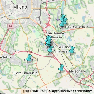 Mappa Viale Lombardia, 20098 Civesio MI, Italia (2.61917)