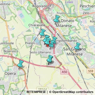 Mappa Viale Lombardia, 20098 Civesio MI, Italia (1.25455)
