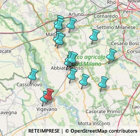 Mappa Via Tommaso Grossi, 20081 Abbiategrasso MI, Italia (6.22875)