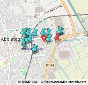 Mappa Via Tommaso Grossi, 20081 Abbiategrasso MI, Italia (0.3415)
