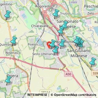 Mappa Via Romagna, 20098 Area Industriale MI, Italia (2.47)