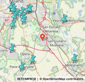 Mappa Via Romagna, 20098 San Giuliano Milanese MI, Italia (6.20938)