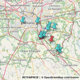 Mappa Via Romagna, 20098 Area Industriale MI, Italia (5.41727)
