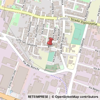 Mappa Via S. Salvatore, 96, 35127 Padova, Padova (Veneto)