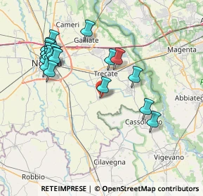 Mappa Via Cerano, 28060 Sozzago NO, Italia (8.294)