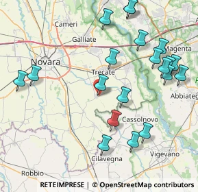 Mappa Via Cerano, 28060 Sozzago NO, Italia (9.3885)