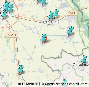 Mappa Via Cerano, 28060 Sozzago NO, Italia (7.003)