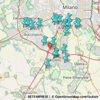 Mappa Strada 3, 20090 Rozzano MI, Italia (3.8715)