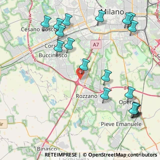 Mappa Strada 3, 20090 Rozzano MI, Italia (5.41556)