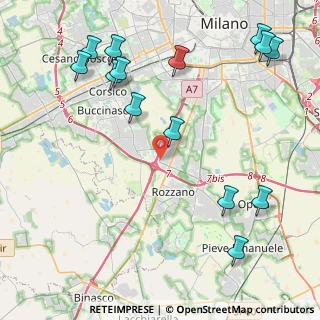 Mappa Strada 3, 20090 Rozzano MI, Italia (5.36643)