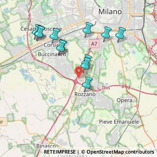Mappa Strada 3, 20090 Rozzano MI, Italia (4.04417)