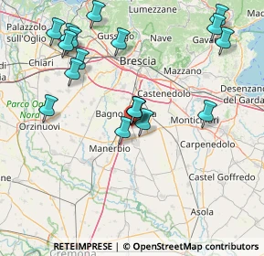 Mappa Via Isonzo, 25024 Leno BS, Italia (16.89667)