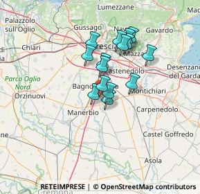 Mappa Via Isonzo, 25024 Leno BS, Italia (10.06333)