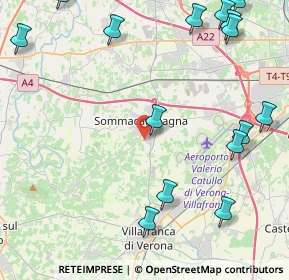 Mappa Via Crocetta, 37066 Sommacampagna VR, Italia (6.8245)