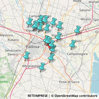 Mappa Via Lussemburgo, 35127 Padova PD, Italia (6.5735)