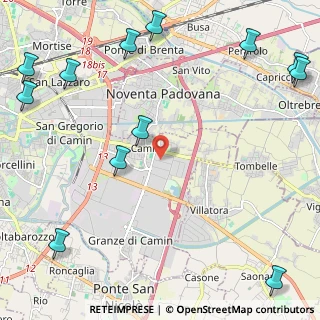 Mappa Via Lussemburgo, 35127 Padova PD, Italia (3.3075)