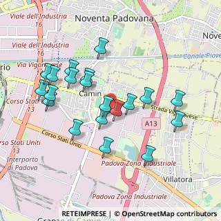 Mappa Via Lussemburgo, 35127 Padova PD, Italia (0.9175)