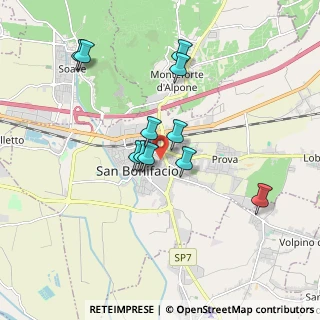 Mappa Via Sorte, 37047 San Bonifacio VR, Italia (1.6)