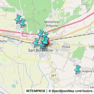 Mappa Via Sorte, 37047 San Bonifacio VR, Italia (1.28583)