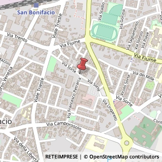 Mappa Via Sorte, 48, 37047 San Bonifacio, Verona (Veneto)