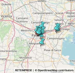 Mappa Via Prato della Valle, 35123 Padova PD, Italia (5.76615)