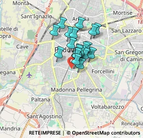 Mappa Via Prato della Valle, 35123 Padova PD, Italia (1.045)