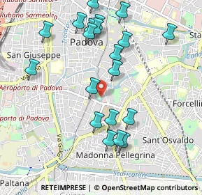 Mappa Via Prato della Valle, 35123 Padova PD, Italia (1.0505)