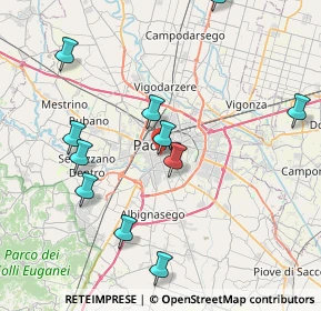 Mappa Via Prato della Valle, 35123 Padova PD, Italia (8.61818)