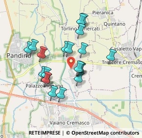 Mappa Via Giosuè Carducci, 26020 Palazzo Pignano CR, Italia (1.5335)