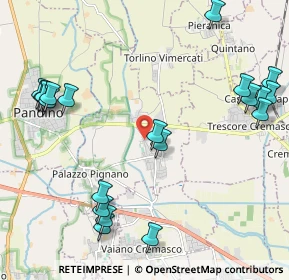 Mappa Via Giosuè Carducci, 26020 Palazzo Pignano CR, Italia (2.6585)